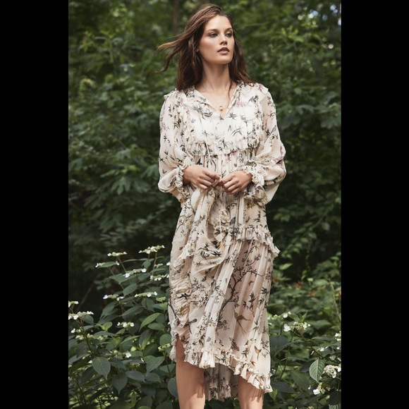 Zimmermann Dresses & Skirts - ZIMMERMANN// Maples Frill Silk Midi Dress